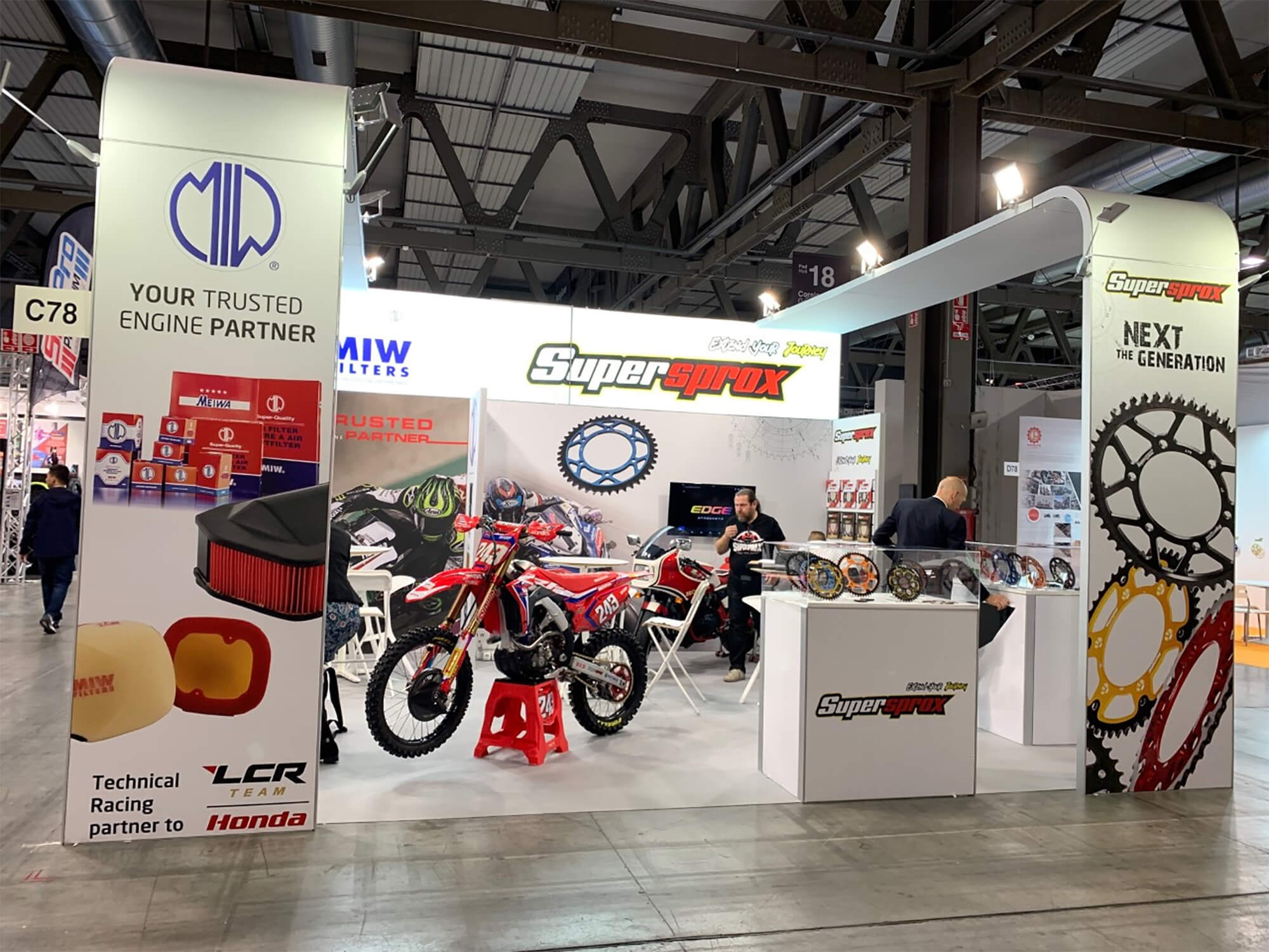 Expansion of sales in Asia of Supersprox-brand motorcycle sprockets